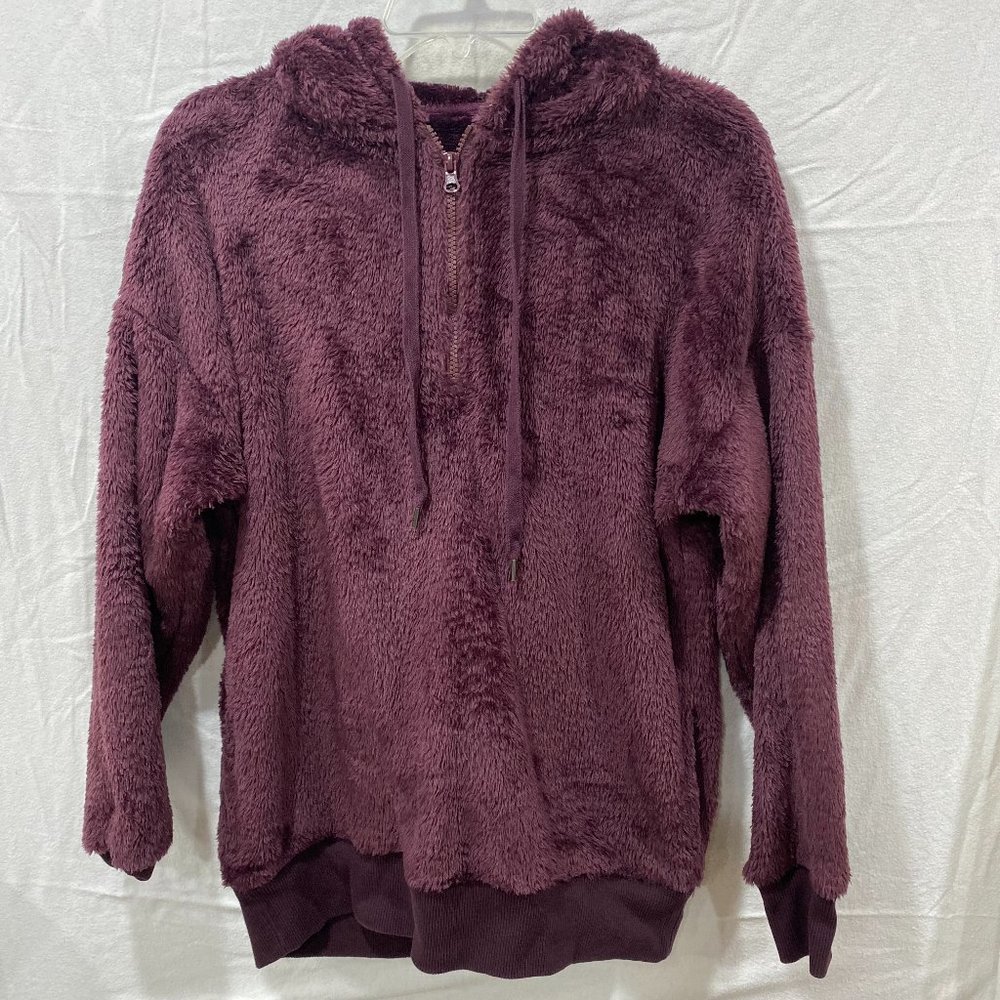 Aerie Sherpa Hoodie Half-Zip